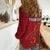(Custom Personalised) Morocco Western Sahara Women Casual Shirt Map Red Moroccan Is Always In My Heart - Wonder Print Shop