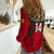 (Custom Text And Number) Cameroon Football Women Casual Shirt Les Lions Indomptables Red World Cup 2022 - Wonder Print Shop