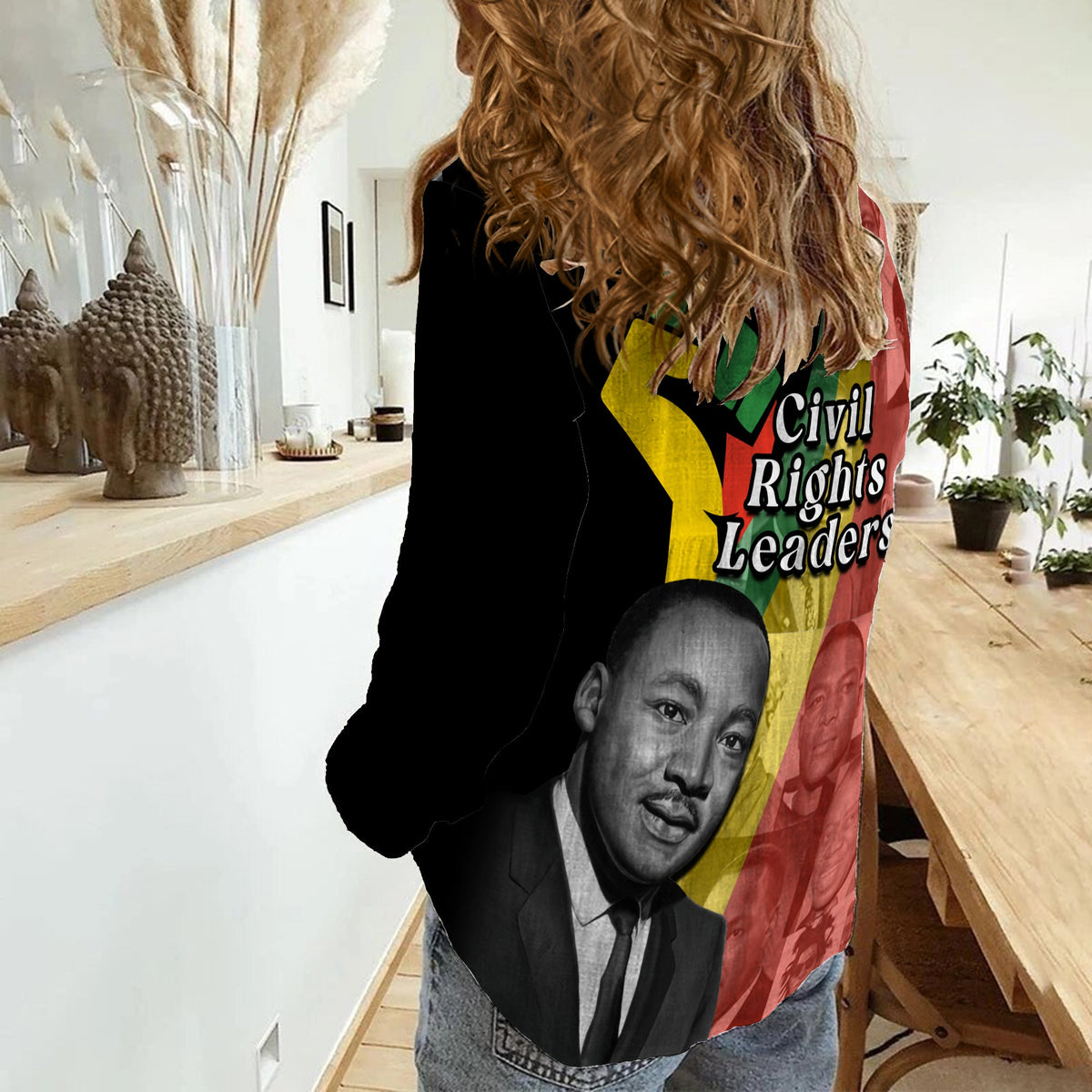 Civil Rights Leaders Women Casual Shirt African American Black History Month - Wonder Print Shop