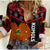 Custom Text And Number Papua New Guinea Rugby Women Casual Shirt PNG Kumuls Bird Of Paradise Black - Wonder Print Shop