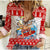 Custom Personalised Hawaii Christmas Women Casual Shirt Surfing Santa Mele Kalikimaka Polynesian - Wonder Print Shop