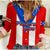 Puerto Rico Women Casual Shirt Coat Of Arms Mix Flag - Wonder Print Shop