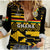 Ghana Football Women Casual Shirt Black Stars Kente World Cup 2022 Yellow - Wonder Print Shop