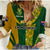 Australia Rugby and South Africa Rugby Women Casual Shirt Wallabies Mix Springboks Sporty - Wonder Print Shop