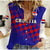 (Custom Text And Number) Croatia Football Women Casual Shirt Hrvatska Checkerboard Blue Version - Wonder Print Shop