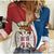 (Custom Personalised) Serbia Women Casual Shirt Happy Serbian Statehood Day With Coat Of Arms - Wonder Print Shop