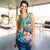 Polynesian Turtle Coconut Tree And Orchids Women Racerback Tank - Wonder Print Shop