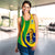Brazil Football Champions Women Racerback Tank Selecao Style Vibe LT13 - Wonder Print Shop