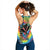(Custom Personalised) Hawaii Rainbow Tie Dye Women Racerback Tank Flowers Polynesian Hawaiian Tribal LT13 - Wonder Print Shop