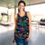 Hawaii Skeleton Dancing Women Racerback Tank Halloween Hawaiian Turtle LT13 - Wonder Print Shop