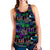 Hawaii Skeleton Dancing Women Racerback Tank Halloween Hawaiian Turtle LT13 - Wonder Print Shop