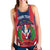 (Custom Personalised) Dominican Republic Women Racerback Tank Dominicana Style Sporty LT13 - Wonder Print Shop
