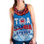 Toa Samoa Rugby Women Racerback Tank Manu Siva Tau Style Ulafala LT13 - Wonder Print Shop