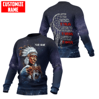 Customized Name Native American 3D All Over Printed Sweatshirt - Wonder Print Shop