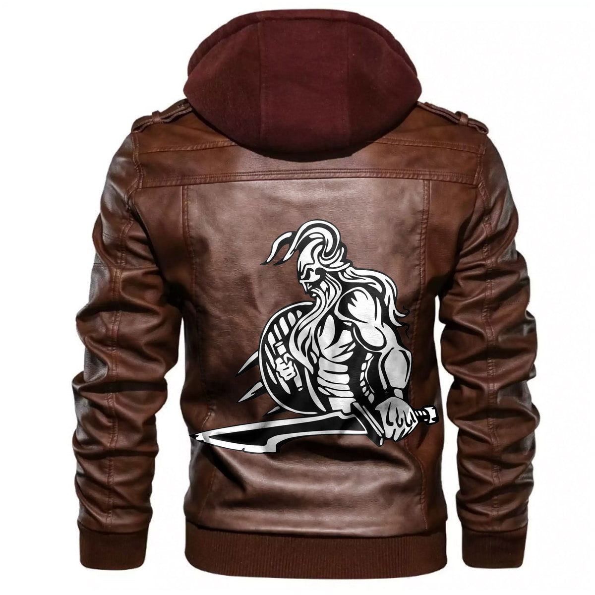 Viking Warrior Battle Car Truck Window Sticker Icon Leather Jacket RLT12 - Wonder Print Shop