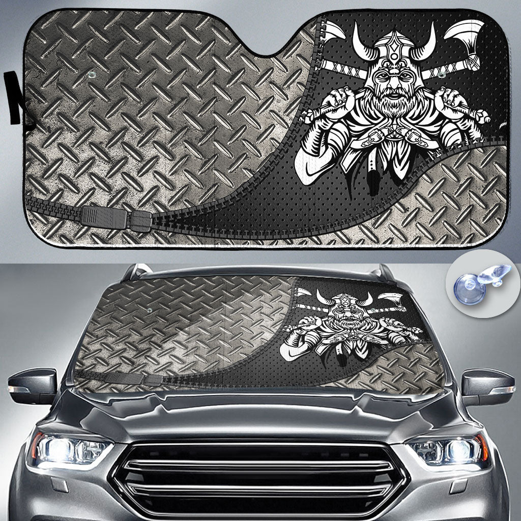 viking-auto-sun-shades-warrior-with-big-crossed-axes-auto-sun-shades