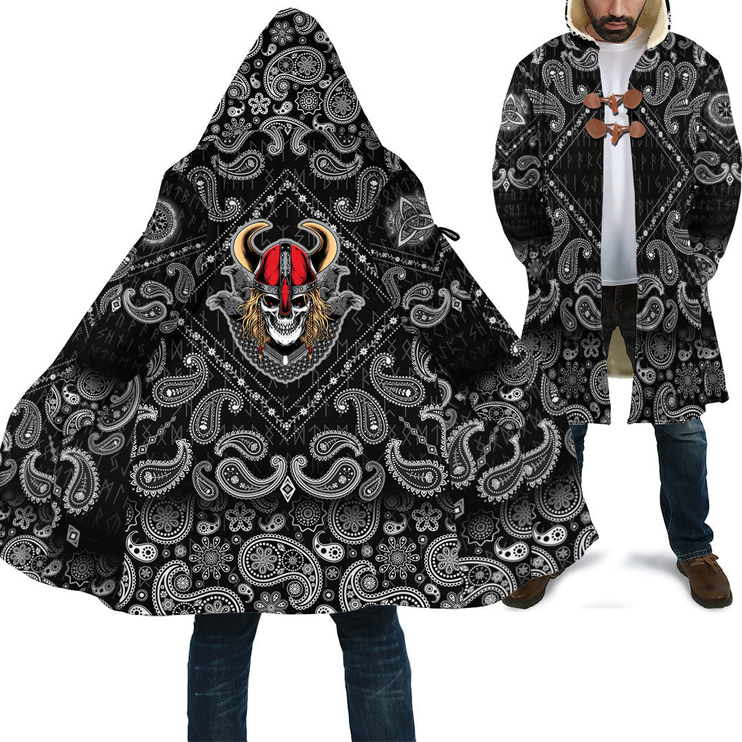 viking-cloak-warrior-with-raven-with-bandana-paisley-style