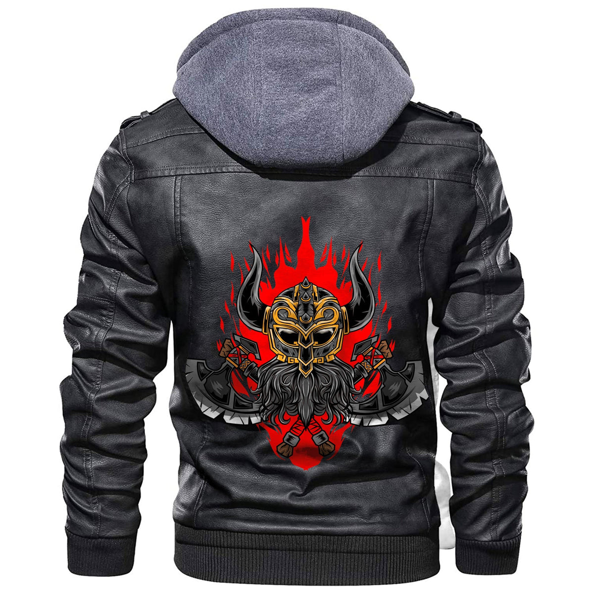 Viking Warrior New Leather Jacket RLT12 - Wonder Print Shop