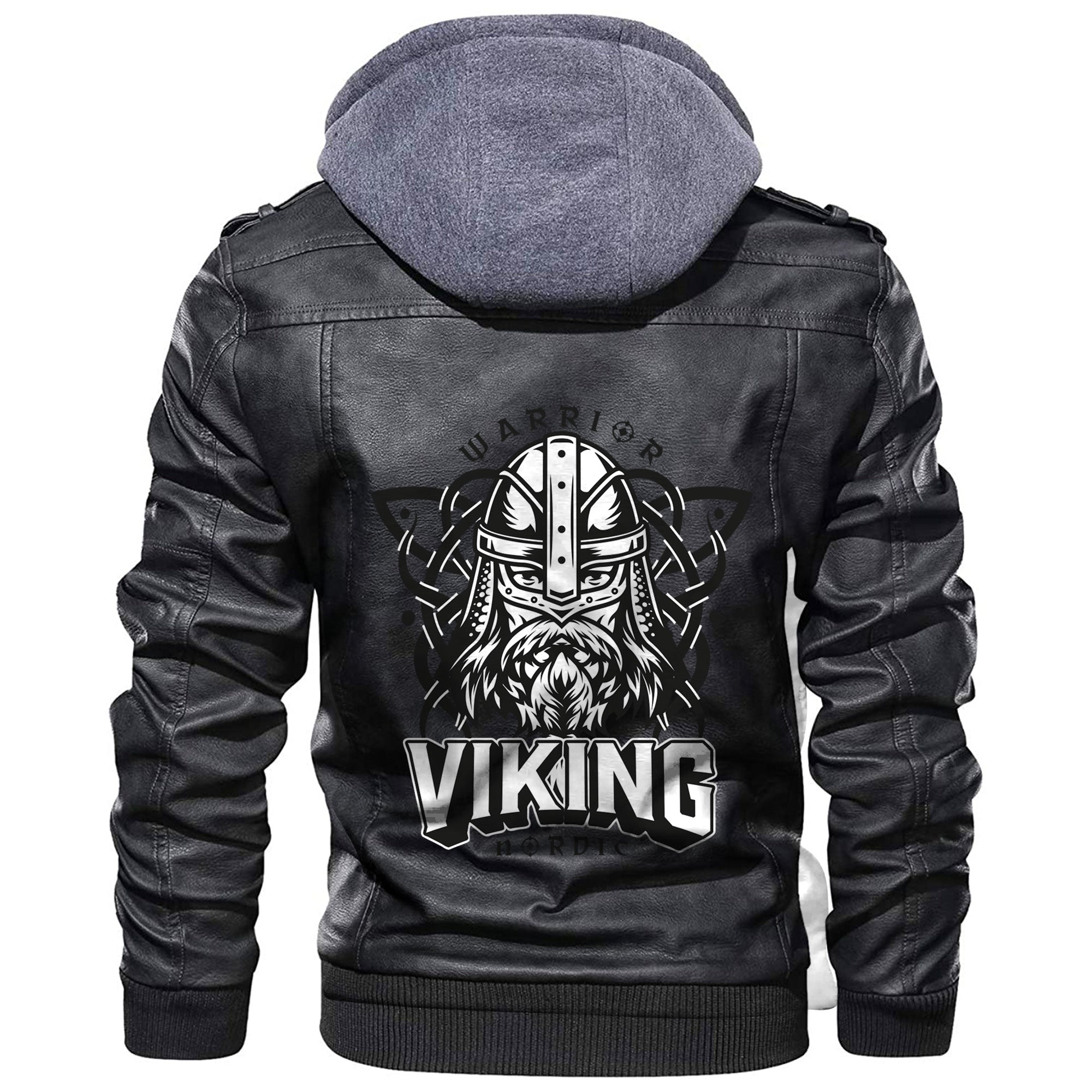 Viking Warrior Nordic Leather Jacket RLT12 - Wonder Print Shop