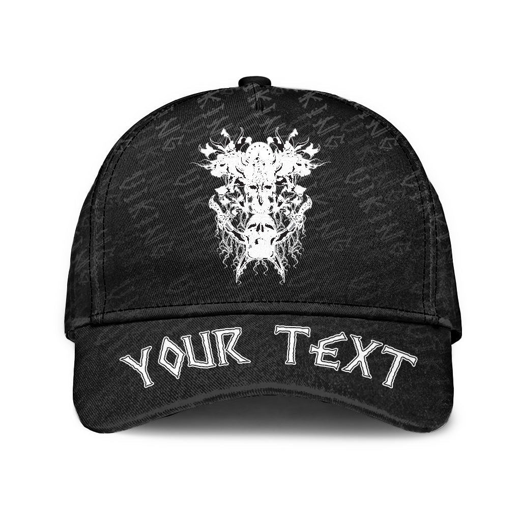 viking-classic-cap-custom-warrior-with-big-crossed-axes-classic-cap