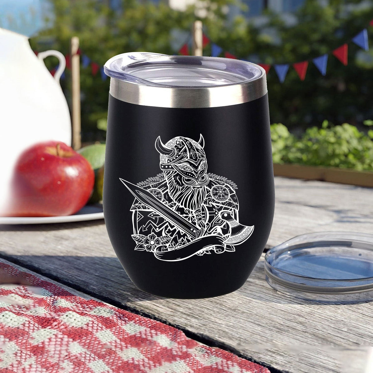 Viking Warrior Vintage Leather Jacket RLT12 - Wonder Print Shop