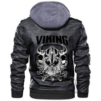 Viking Warrior With Skull Leather Jacket RLT12 - Wonder Print Shop