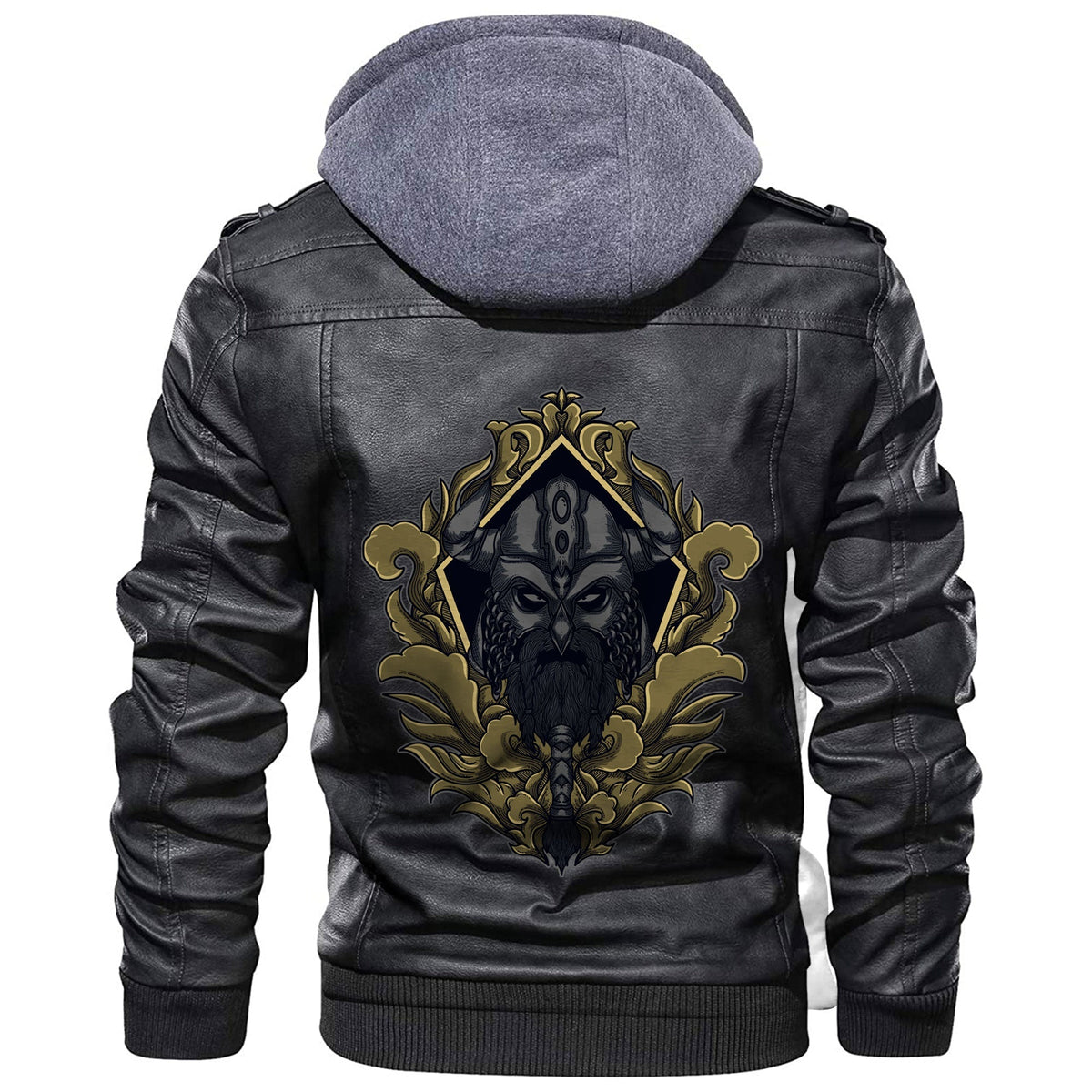 Viking Warrior Leather Jacket RLT12 - Wonder Print Shop
