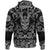 Viking Hoodie Warriors Concepts With Skull with Bandana Paisley Style RLT12 - Wonder Print Shop