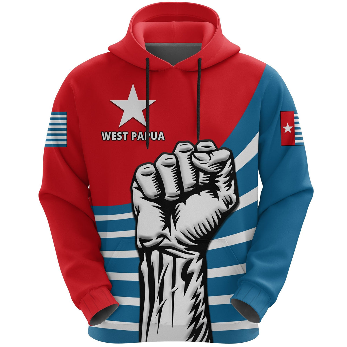 Free West Papua Hoodie - Wonder Print Shop
