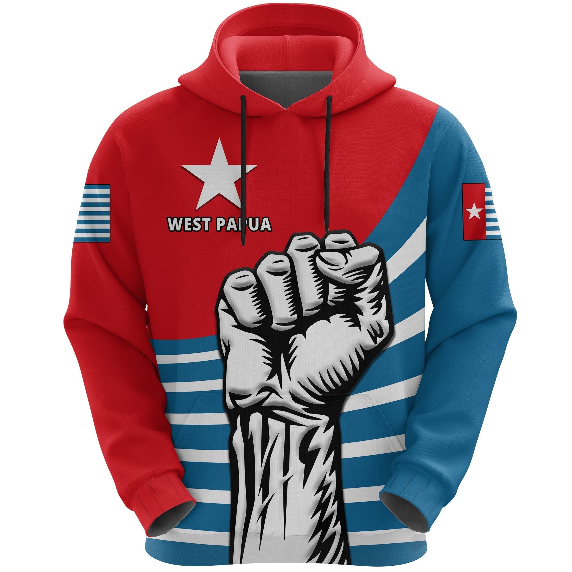 Free West Papua Hoodie - Wonder Print Shop