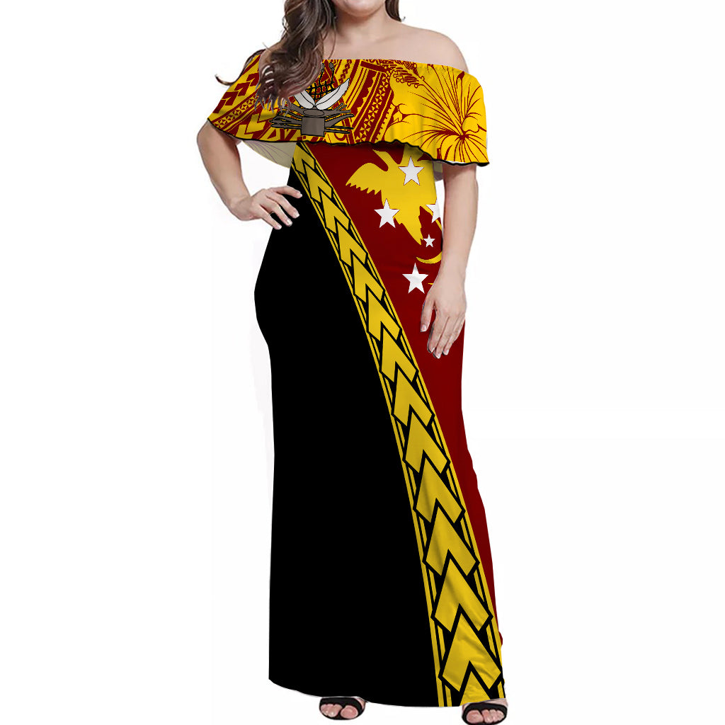 png-hibiscus-tribal-pattern-off-shoulder-long-dress-western-province-ver02
