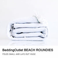 Light and Dark Round Native American Beach Towel LT10 - Wonder Print Shop