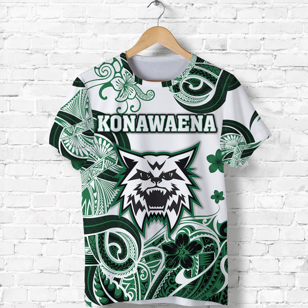 Custom Hawaii Konawaena Wildcats School T Shirt Unique Style LT8 - Wonder Print Shop