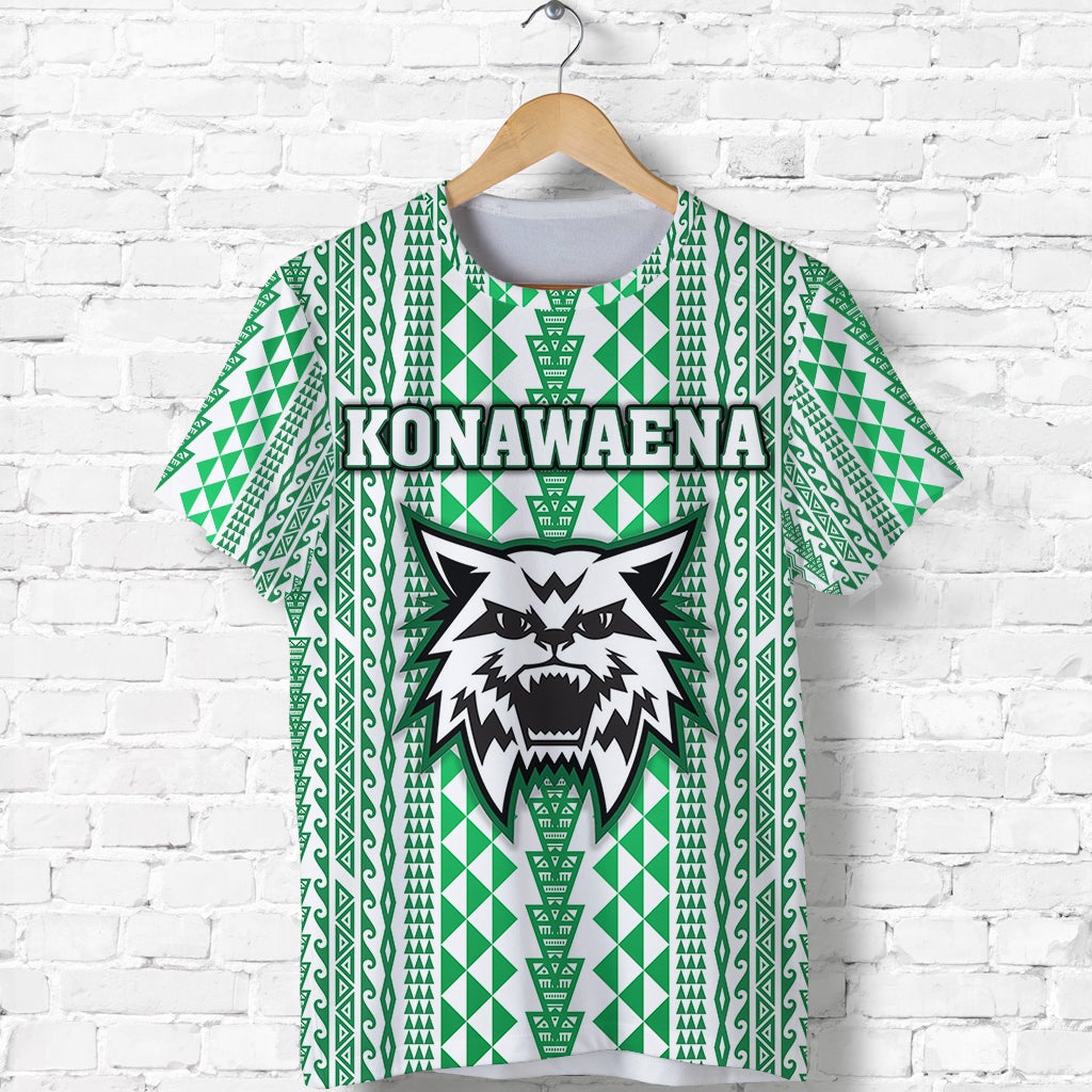 Custom Hawaii Konawaena Wildcats School T Shirt Simple Style LT8 - Wonder Print Shop