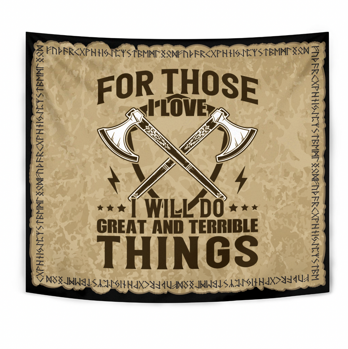 Viking Tapestry - Will Do Great and Terrible Things RLT12 - Wonder Print Shop