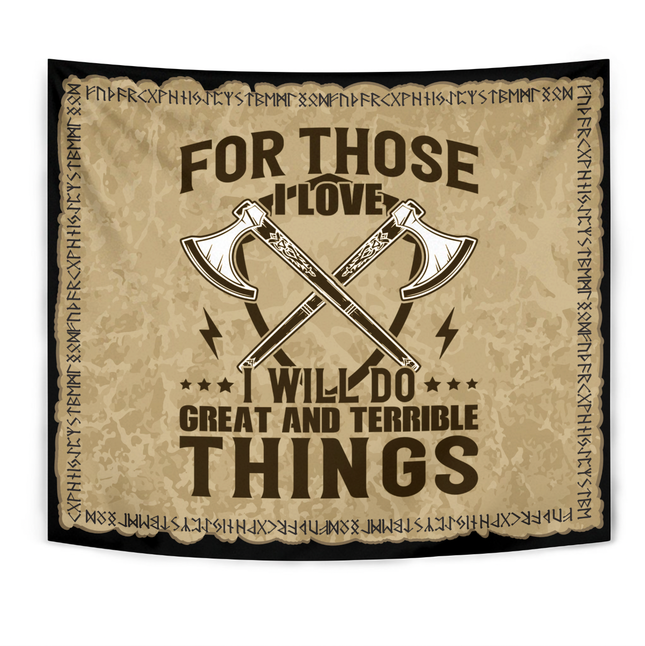 Viking Tapestry - Will Do Great and Terrible Things RLT12 - Wonder Print Shop