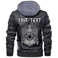 (Custom) Wonder Print Shop - Winged Skull Leather Jacket RLT12 - Wonder Print Shop