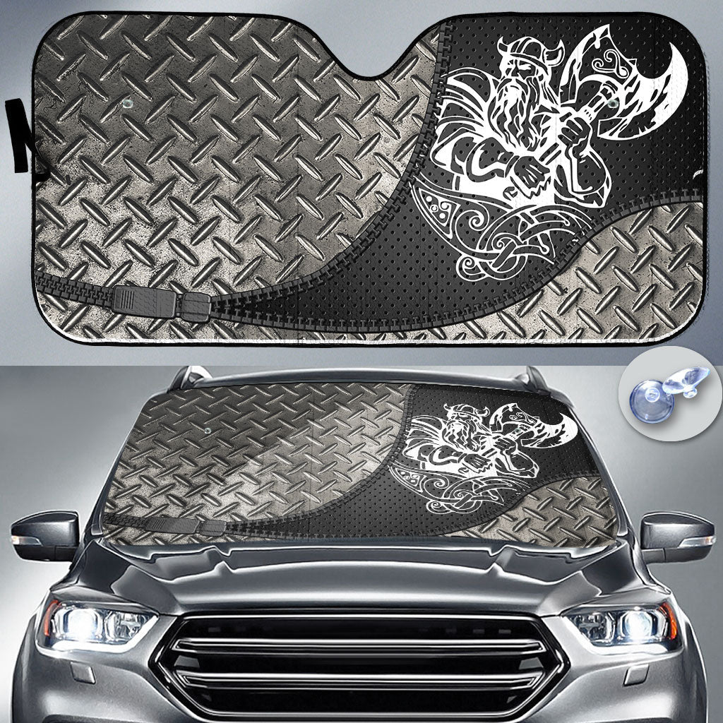 viking-auto-sun-shades-with-an-axe-with-the-motives-of-scandinavian-culture-auto-sun-shades