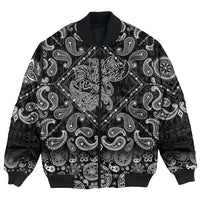 Viking Bomber Jacket With An Axe With The Motives Of Scandinavian Culture with Bandana Paisley Style RLT12 - Wonder Print Shop