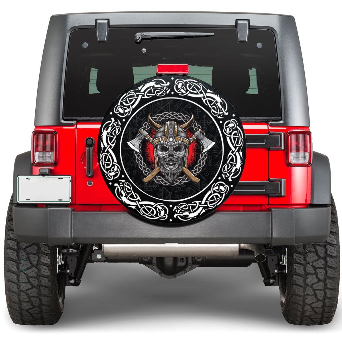 Viking With Axe Logo Viking Spare Tire Cover RLT12 - Wonder Print Shop