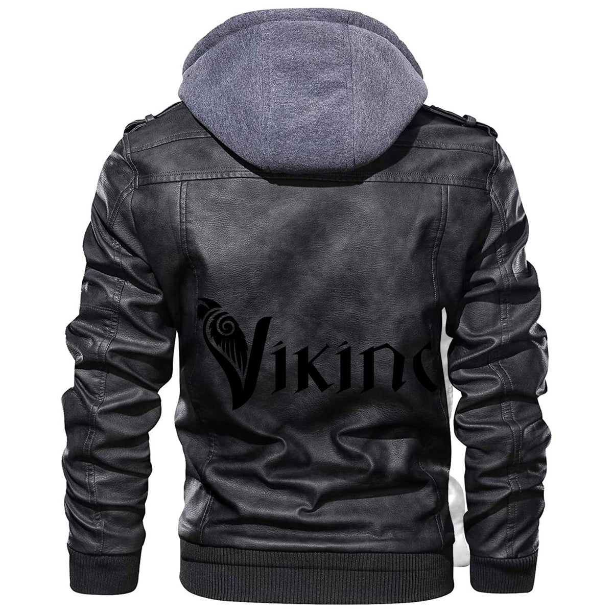 Viking With Raven Leather Jacket RLT12 - Wonder Print Shop