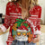 Hawaii Christmas Women Casual Shirt Mele Kalikimaka - Tropical Santa - Wonder Print Shop