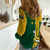 Personalised South Africa Women Casual Shirt Rugby 7s 2022 Champion Springboks - Wonder Print Shop