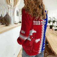 Haiti Independence Day Women Casual Shirt Negre Marron - Simple Style - Wonder Print Shop