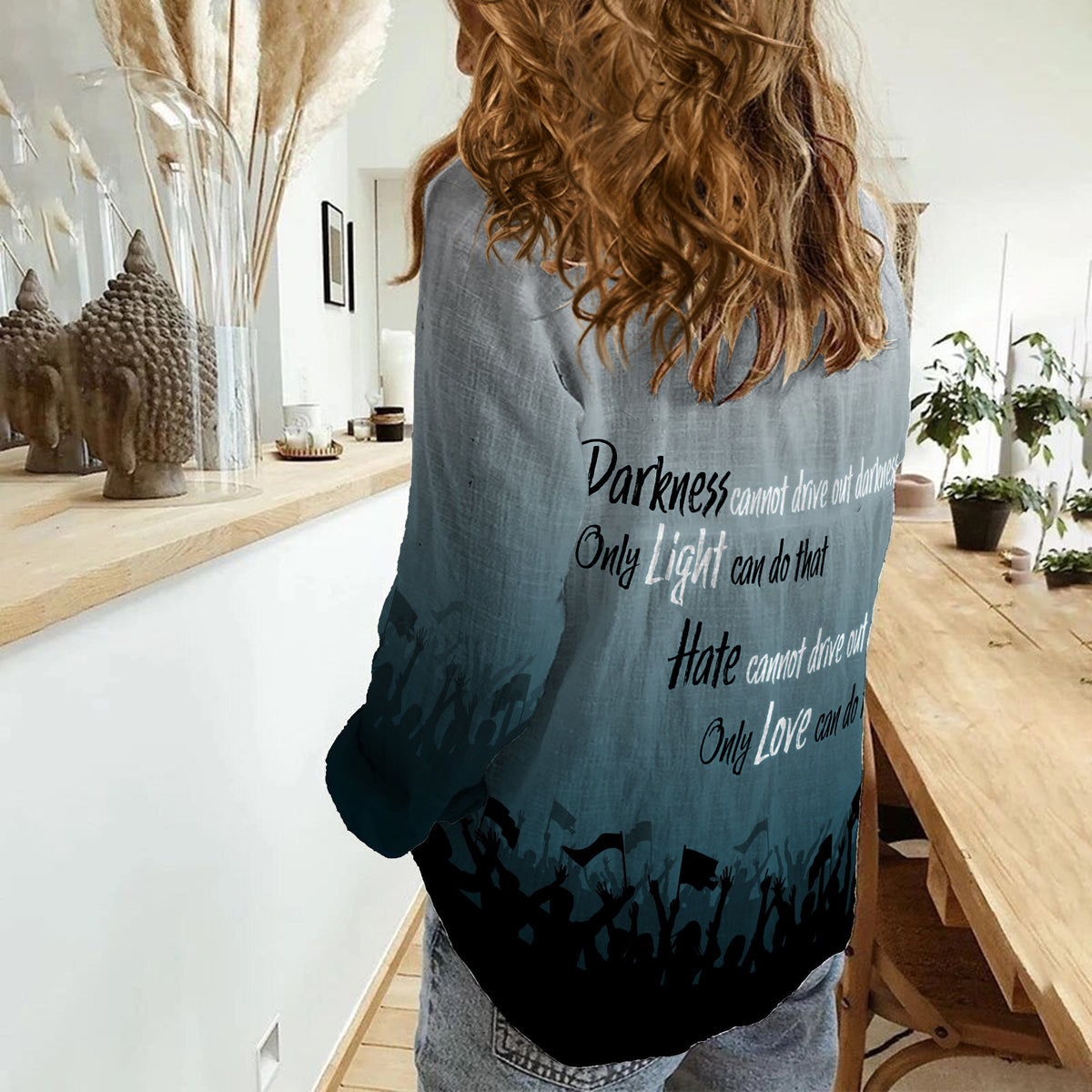 MLK Day Women Casual Shirt I Have A Dream - Wonder Print Shop