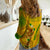 Personalised Australia Soccer WC 2022 Women Casual Shirt Aboriginal Socceroos - Wonder Print Shop