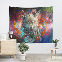 Wolf Warrior Dreamcatcher Native American Tapestry LT10 - Wonder Print Shop