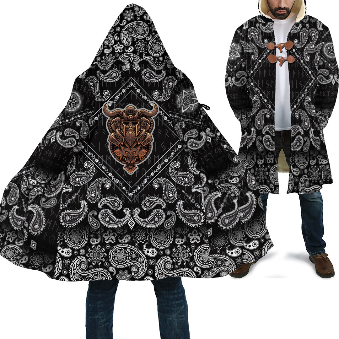 viking-cloak-wolf-warrior-with-bandana-paisley-style