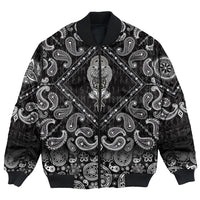 Viking Bomber Jacket Wolf With Helmet with Bandana Paisley Style RLT12 - Wonder Print Shop