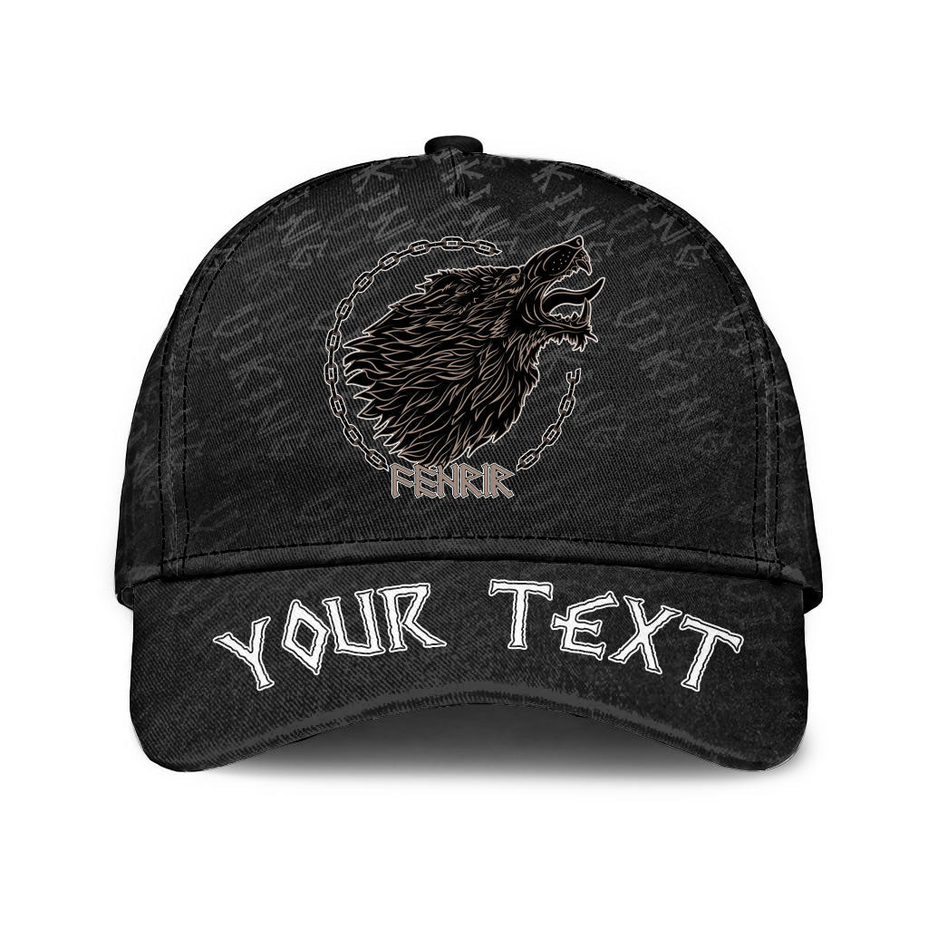 viking-classic-cap-custom-wolf-head-howling-classic-cap